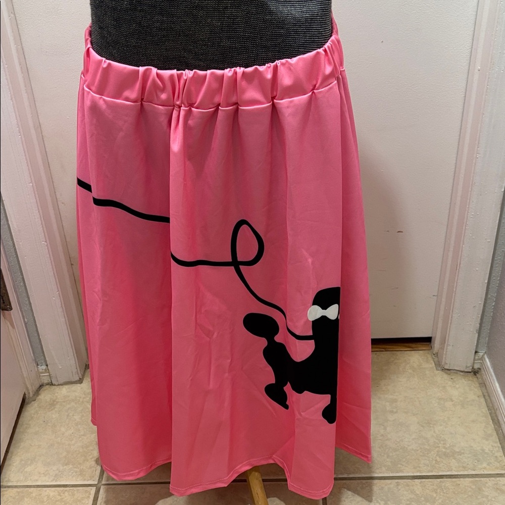 Pink Poodle Skirt Halloween